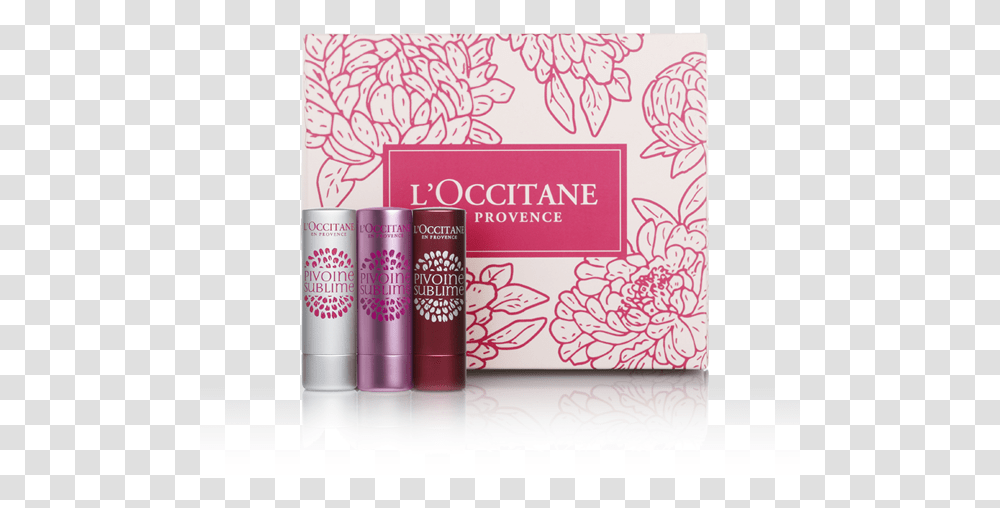L Occitane Pivoine Your Lips Trio Occitane, Cosmetics, Aluminium, Lipstick Transparent Png