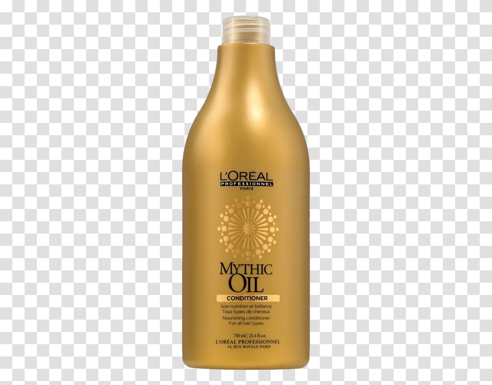 L Oreal Mythic Oil Conditioner All Hair Types, Bottle, Cosmetics, Alcohol, Beverage Transparent Png
