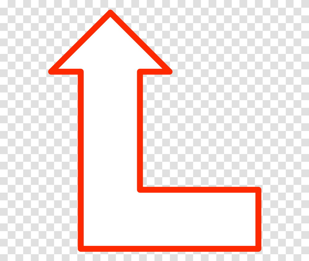 L Shaped Arrow Set 2 Arrow, Number, Alphabet Transparent Png