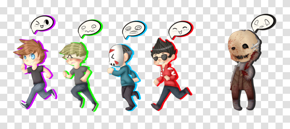 L To R Bryce Games Ohmwrecker Vanoss, Person, People, Juggling Transparent Png