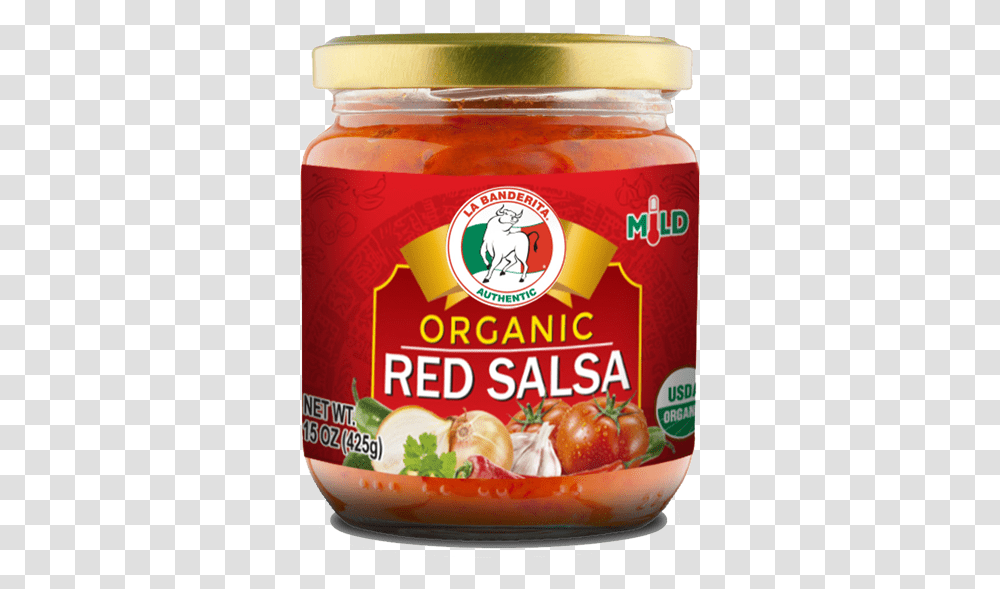La Banderita Organic Red Salsa, Food, Ketchup, Jam, Bowl Transparent Png
