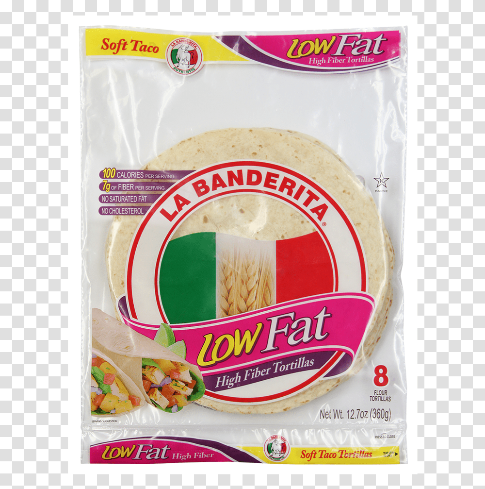 La Banderita Tortillas Low Carb, Bread, Food, Pancake, Sweets Transparent Png