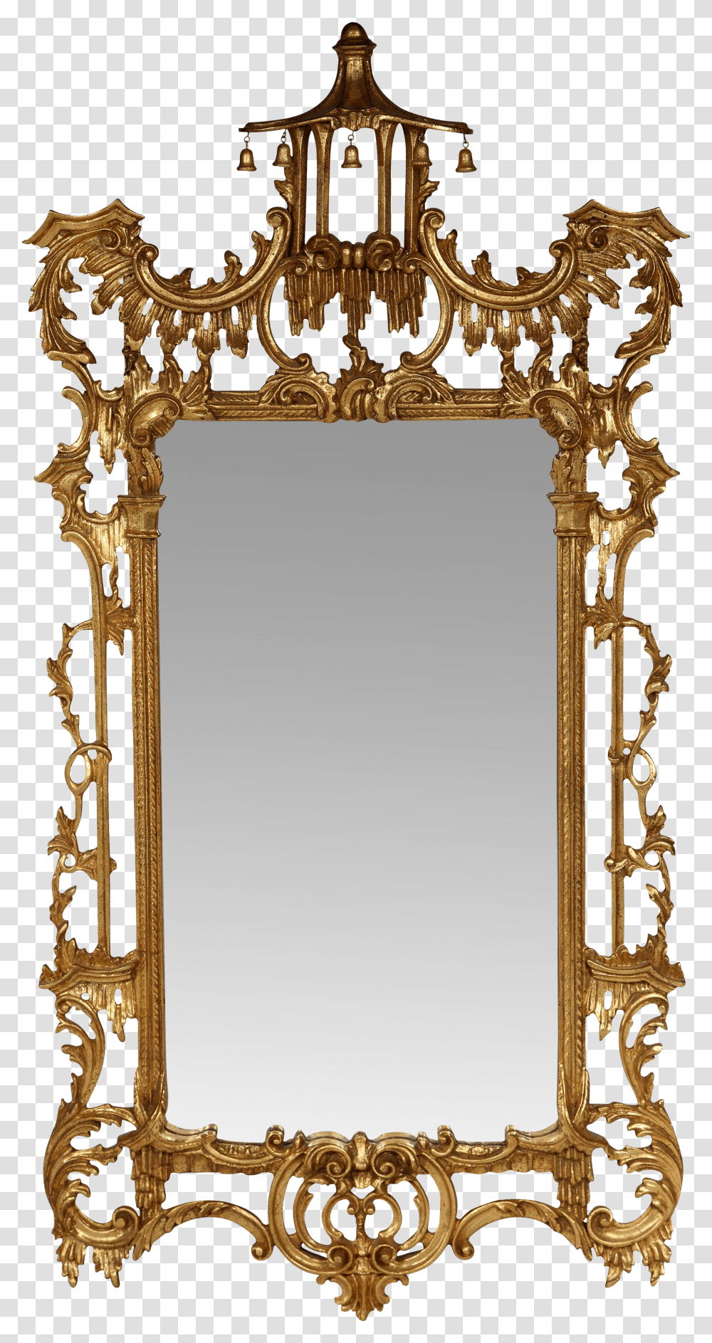La Barge Chinoiserie Mirror Transparent Png