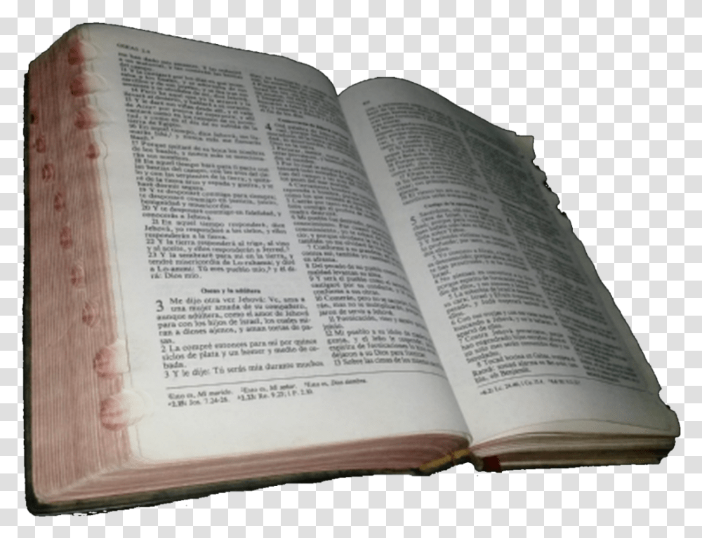 La Biblia Biblia, Book, Novel, Page Transparent Png