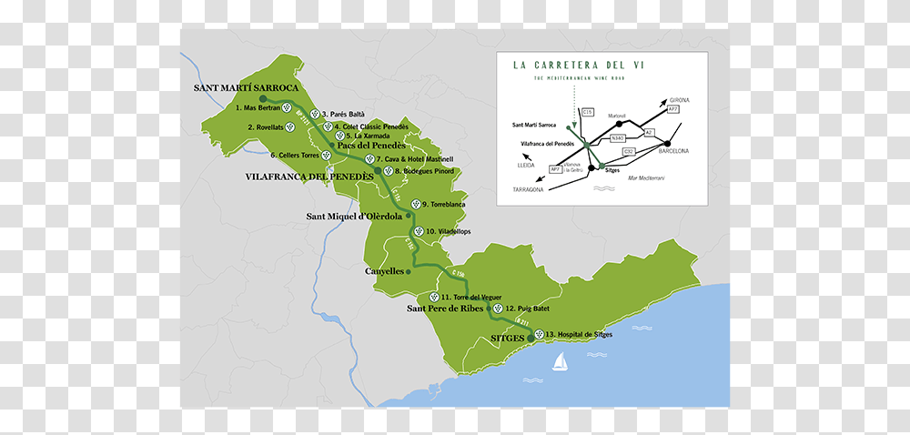 La Carretera Del Vi, Plot, Map, Diagram, Atlas Transparent Png