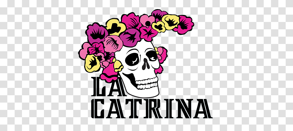 La Catrina La Catrina, Label, Text, Graphics, Art Transparent Png