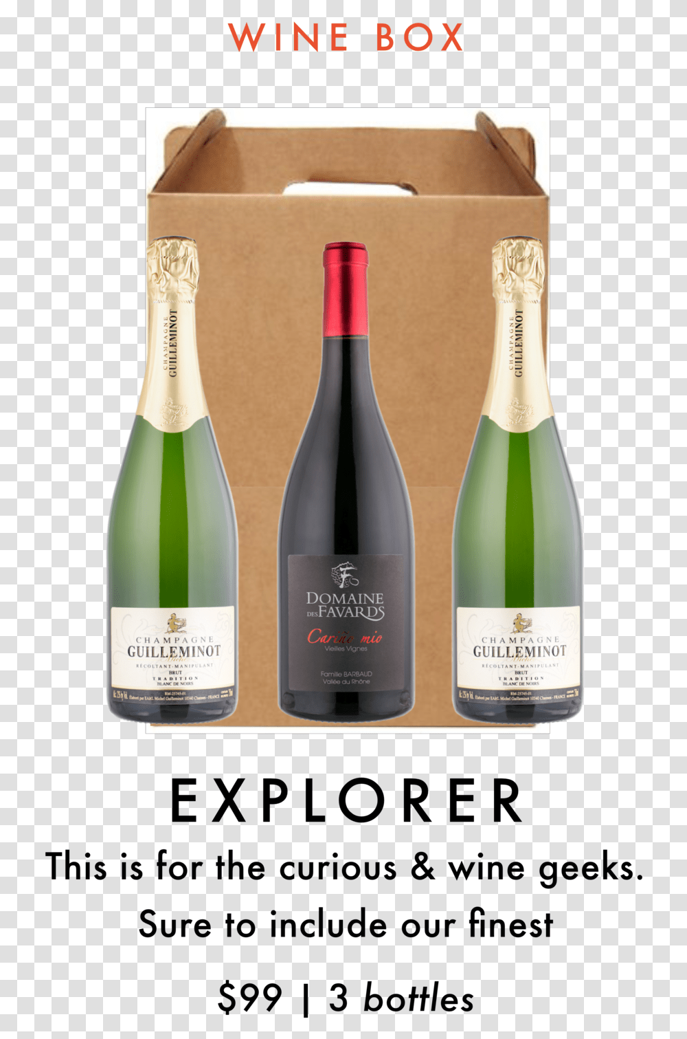 La Cave October Wine Club Box Selection Champagne, Bottle, Alcohol, Beverage, Drink Transparent Png