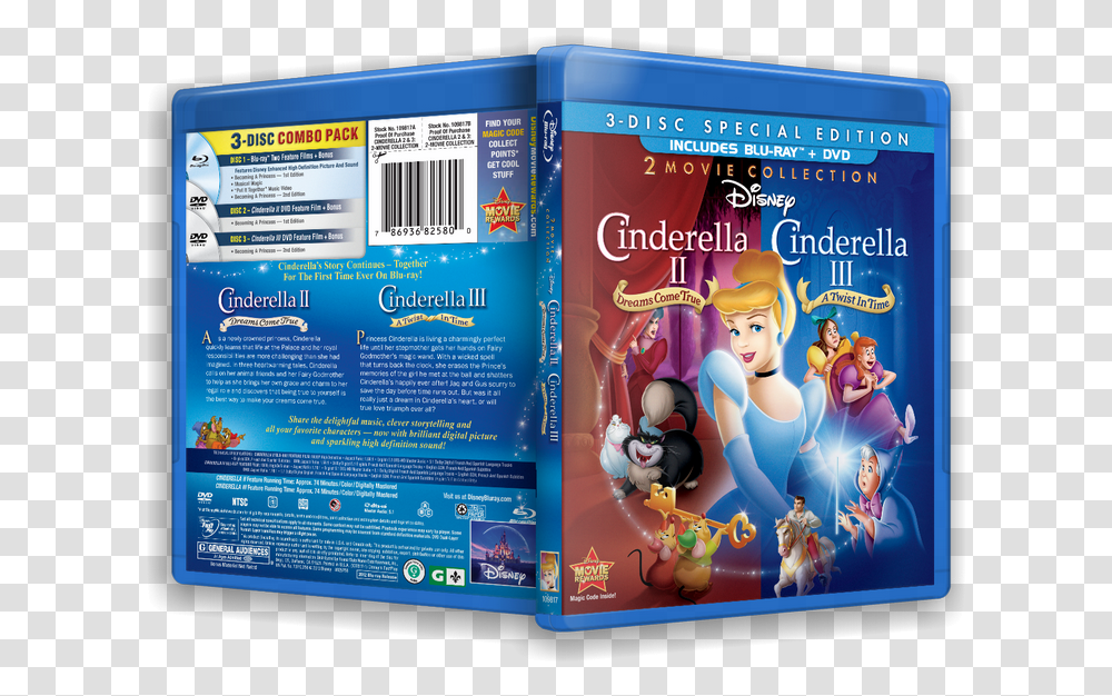 La Cenicienta 2 Y Cinderella Ii Dreams Come True Cinderella Iii, Disk, Person, Human, Dvd Transparent Png