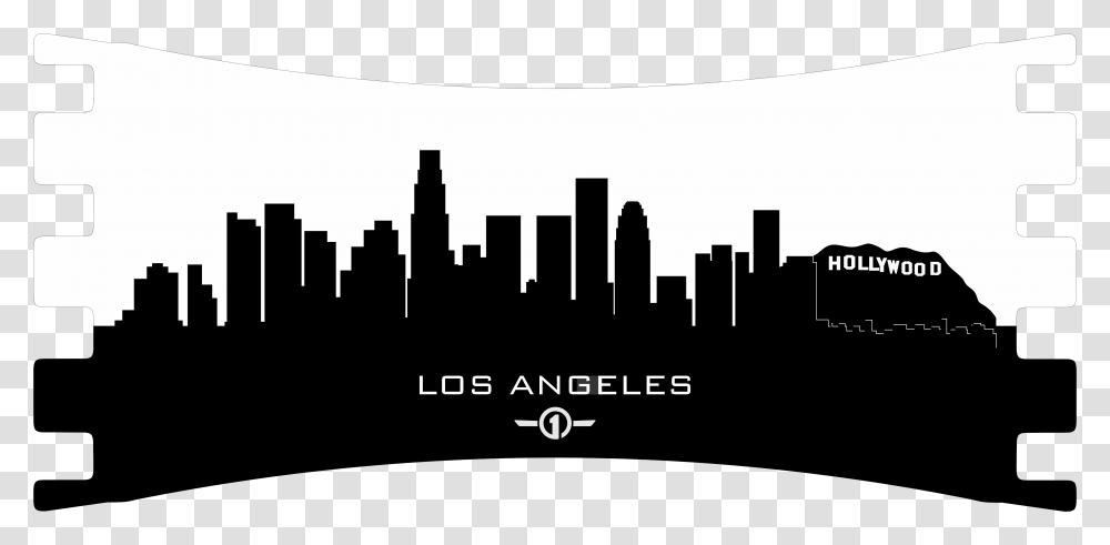 La City Skyline Silhouette, Paper, Number Transparent Png