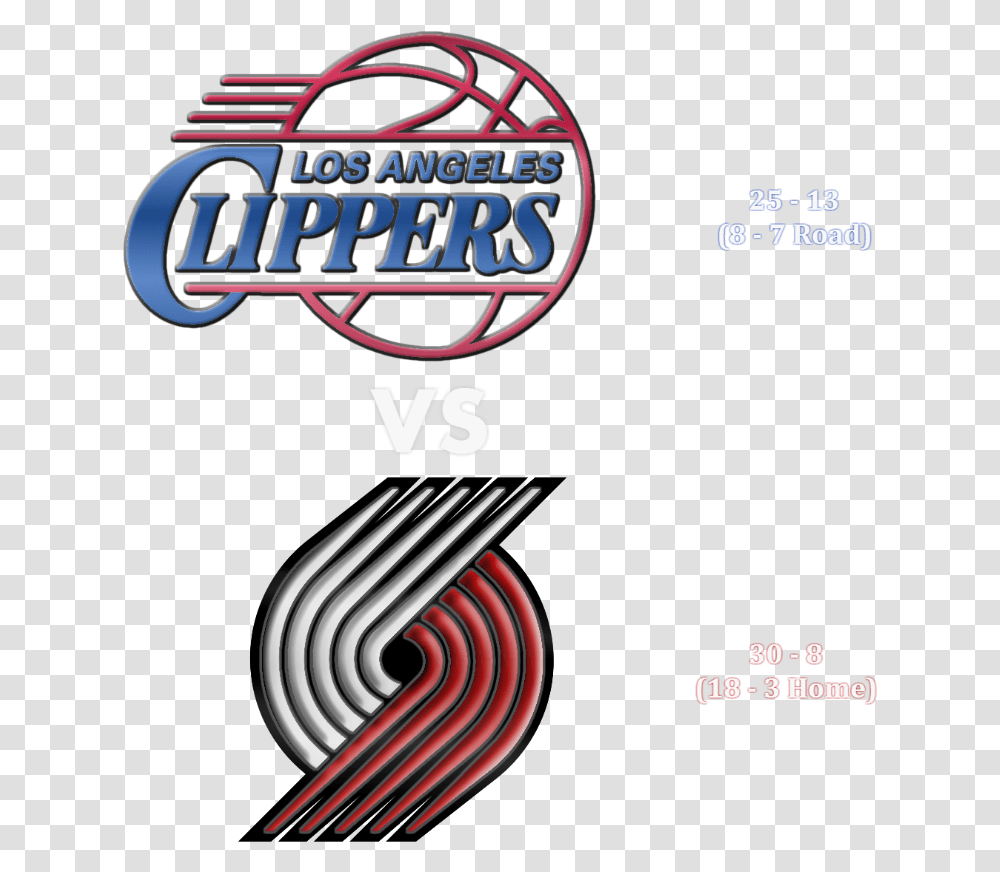 La Clippers Portland Trail Blazers Logo, Alphabet Transparent Png