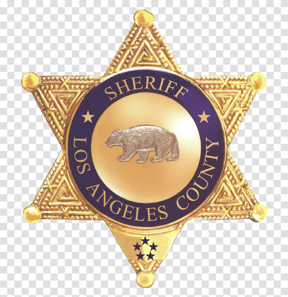 La County Sheriff Star, Logo, Trademark, Badge Transparent Png