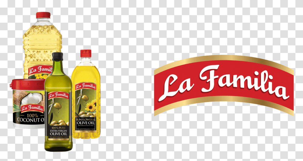 La Familia Coconut Oil, Label, Beverage, Bottle Transparent Png