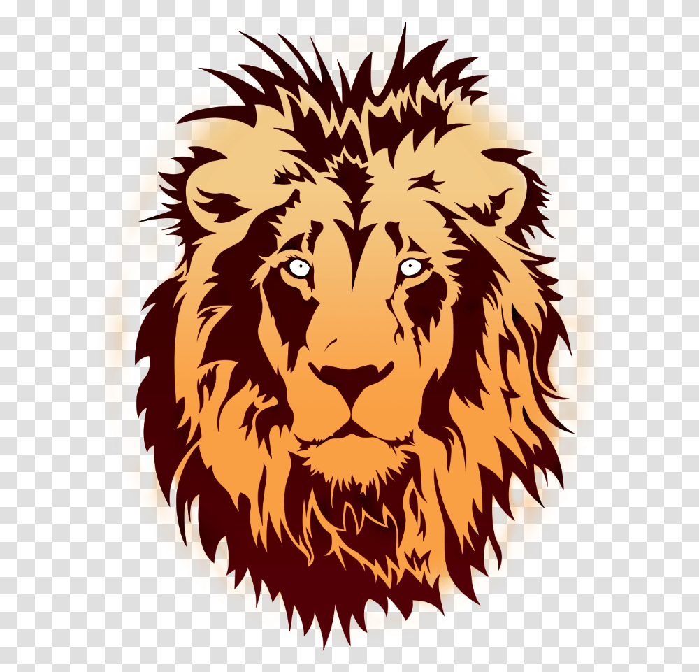 La Feria Academy Lion Stencil Svg, Mammal, Animal, Wildlife, Pattern Transparent Png