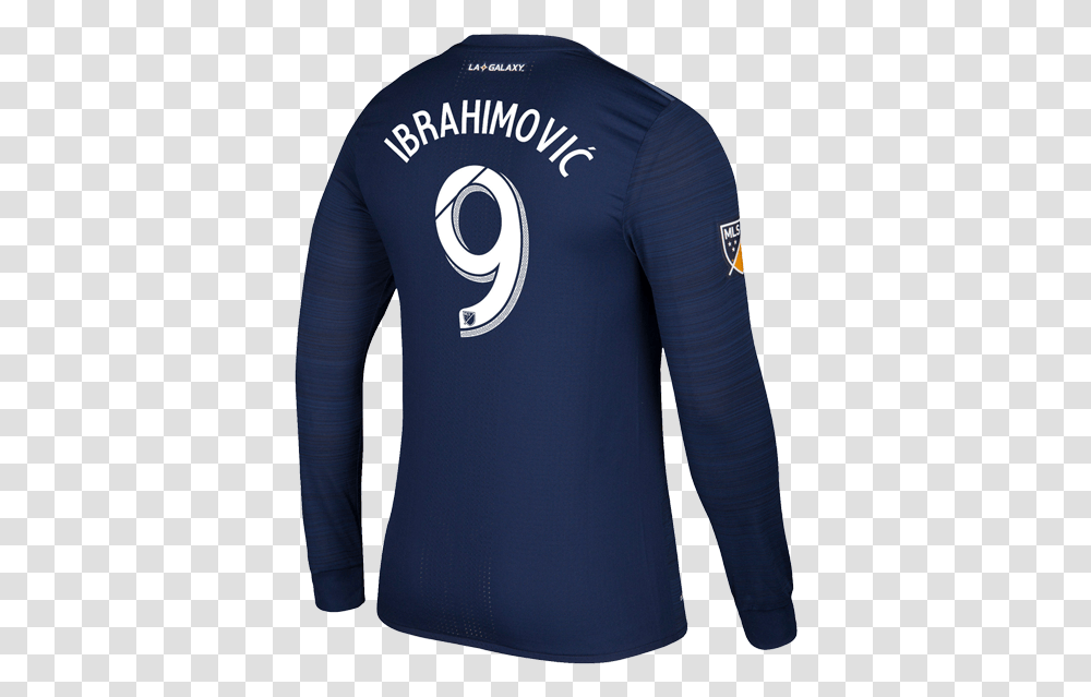 La Galaxy Zlatan Ibrahimovi Secondary Authentic Long Long Sleeved T Shirt, Apparel, Jersey, Hoodie Transparent Png