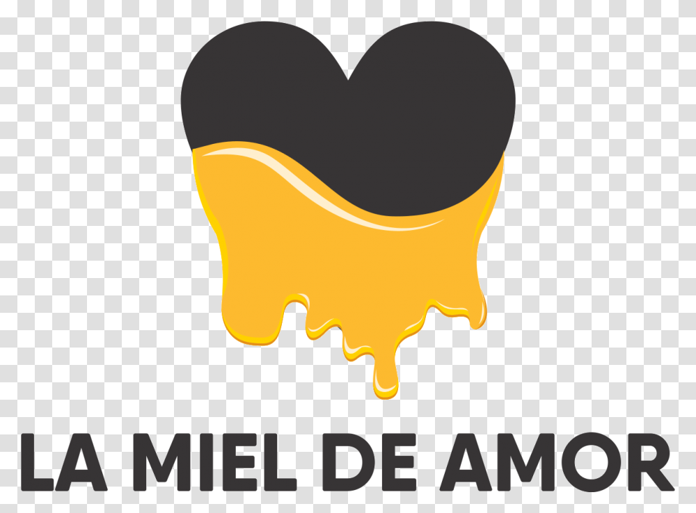 La Miel De Amor Heart, Food Transparent Png