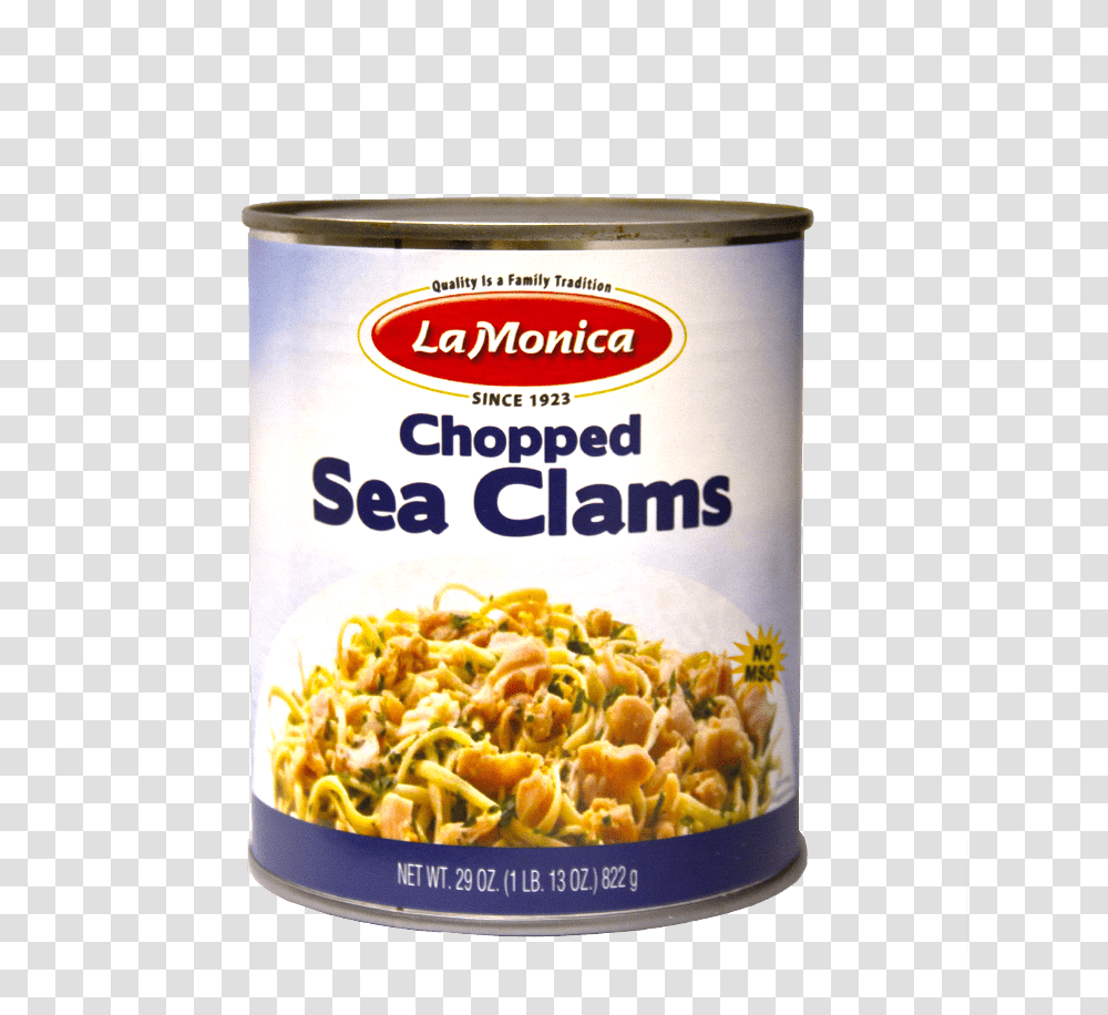 La Monica Sea Clam Chopped, Tin, Food, Can, Aluminium Transparent Png
