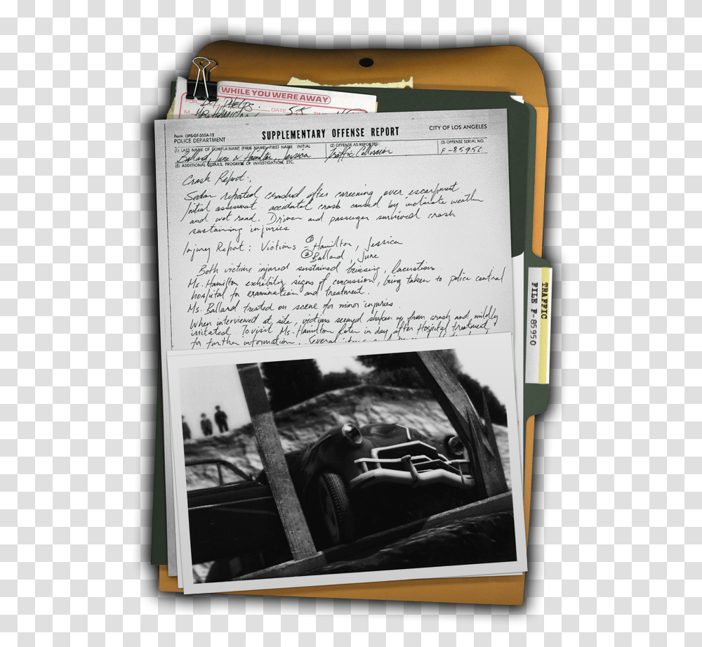 La Noire Case File, Person, Human, Handwriting Transparent Png
