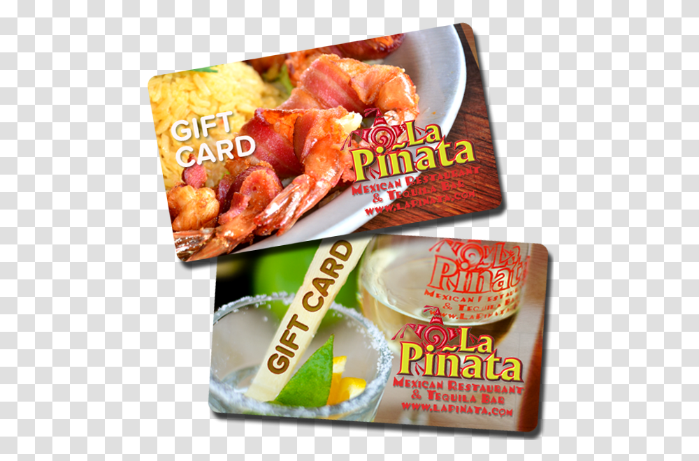 La Pinata Gift Cards La Pinata, Meal, Food, Poster, Advertisement Transparent Png