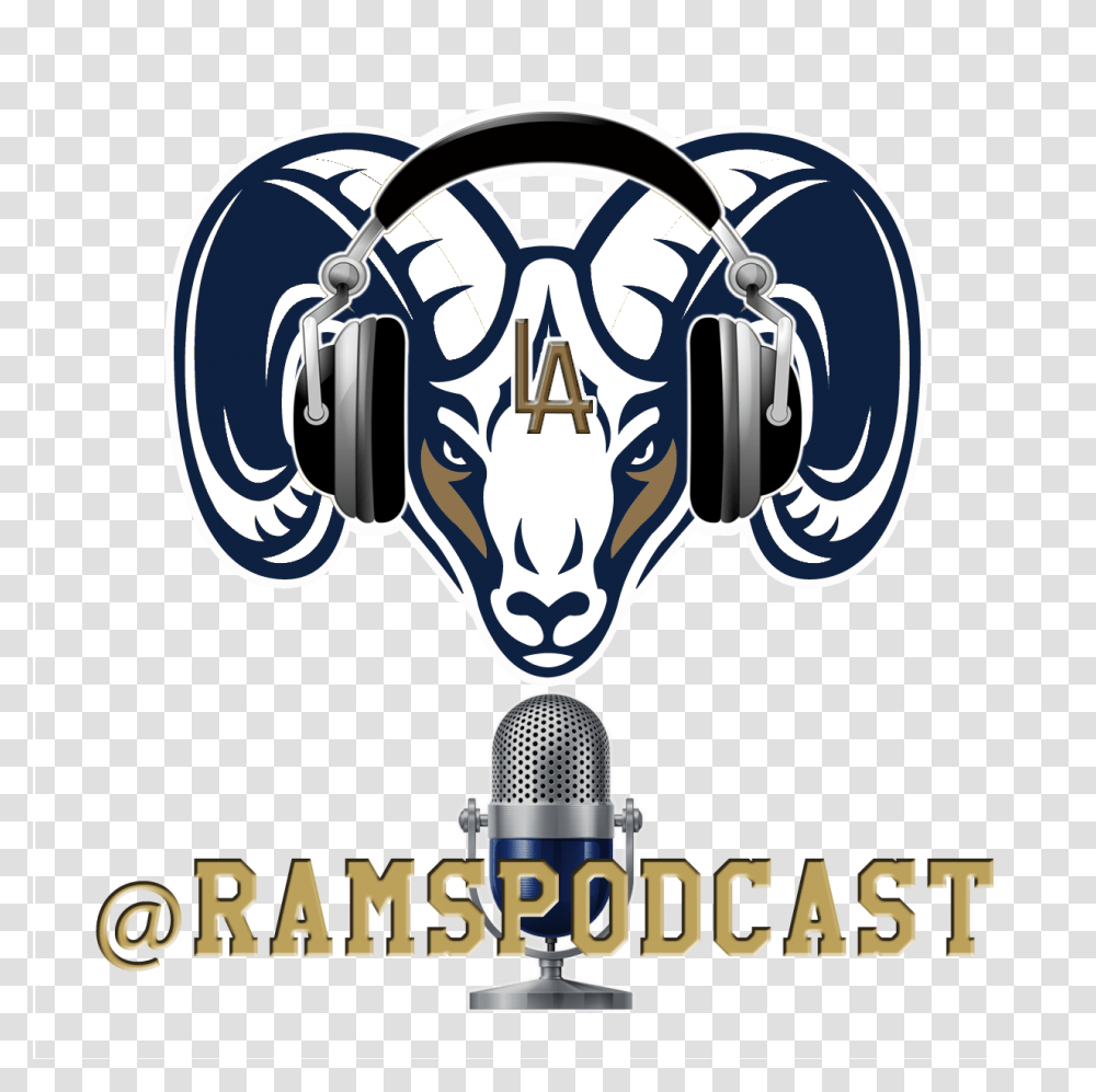 La Rams Podcast Mayde Creek High School Logo, Advertisement, Poster, Flyer, Paper Transparent Png