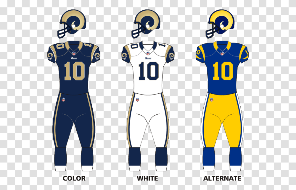 La Rams Uniform, Shirt, Helmet, Jersey Transparent Png