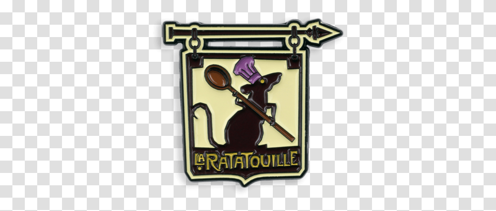 La Ratatouille Enamel Pin Ratatouille Enamel Pin, Logo, Symbol, Trademark, Gun Transparent Png