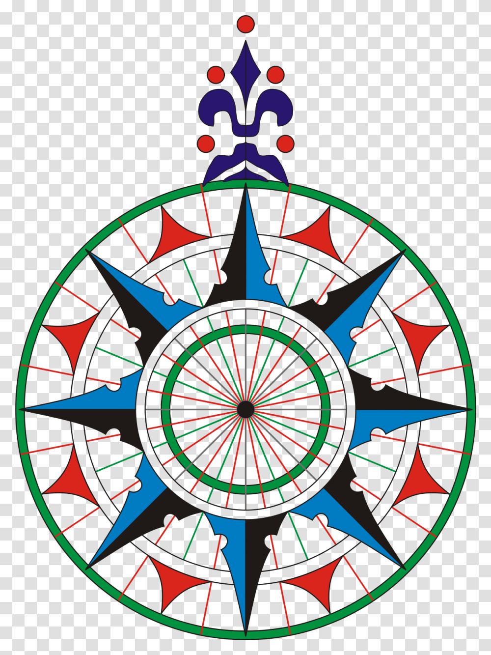 La Rosa La Rosa De Los Vientos, Wheel, Machine, Compass, Lighting Transparent Png