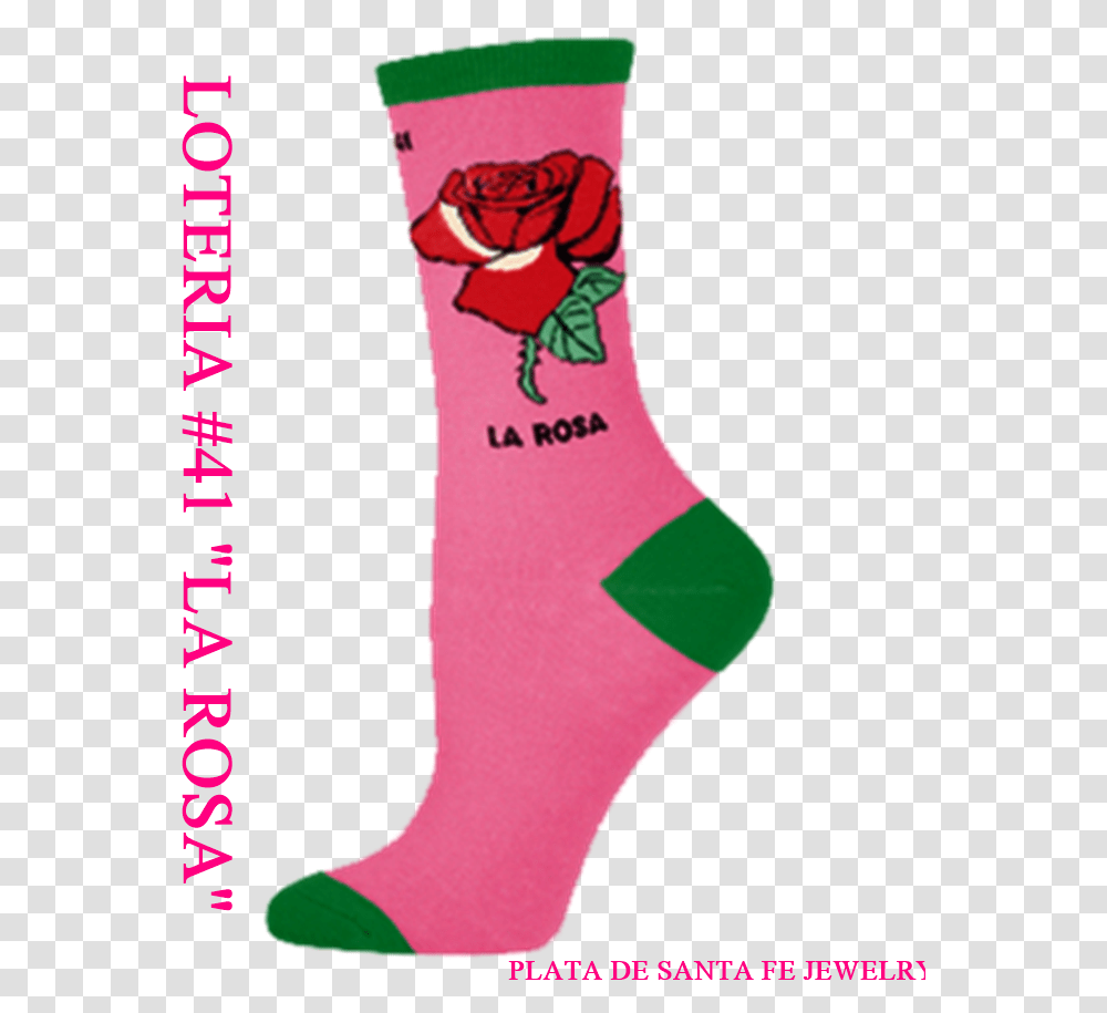 La Rosa Sock, Shoe, Footwear, Apparel Transparent Png