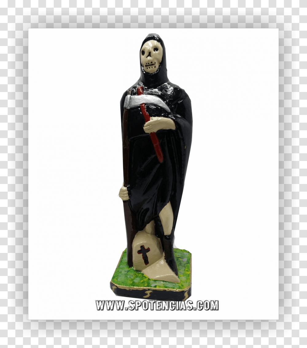 La Santa Muerte 22cm Statue, Figurine, Person, Human, Sweets Transparent Png