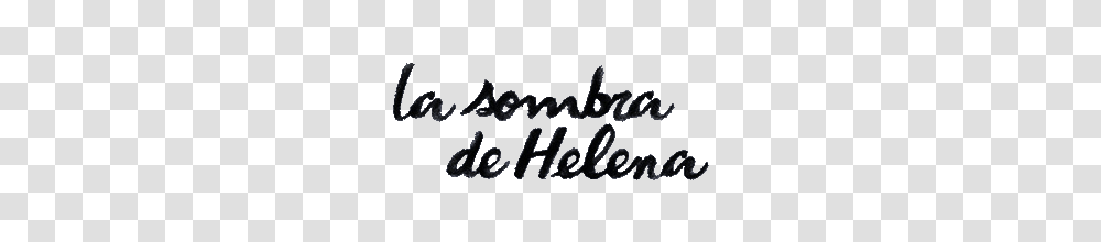 La Sombra De Helena Logo, Word, Alphabet, Handwriting Transparent Png
