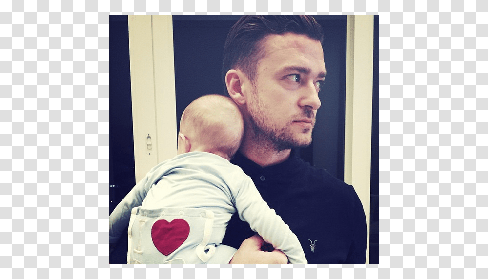 La Tierna Foto Y El Mensaje Amor De Justin Timberlake Silas Timberlake, Person, Face, Baby, Man Transparent Png