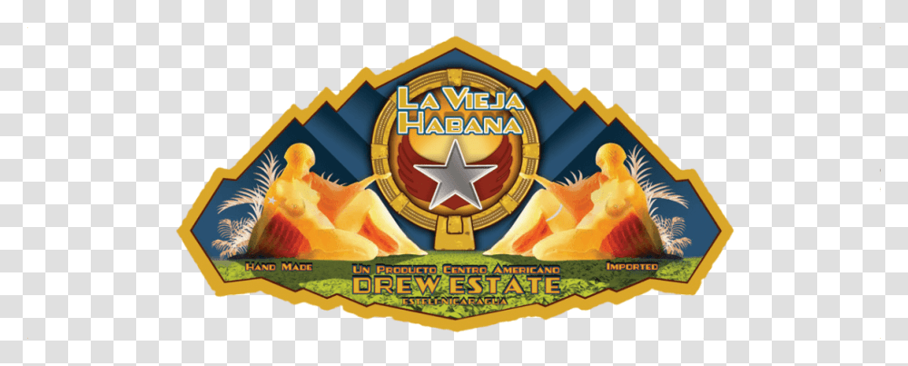 La Vieja Habana By Drew Estate, Logo, Trademark, Star Symbol Transparent Png