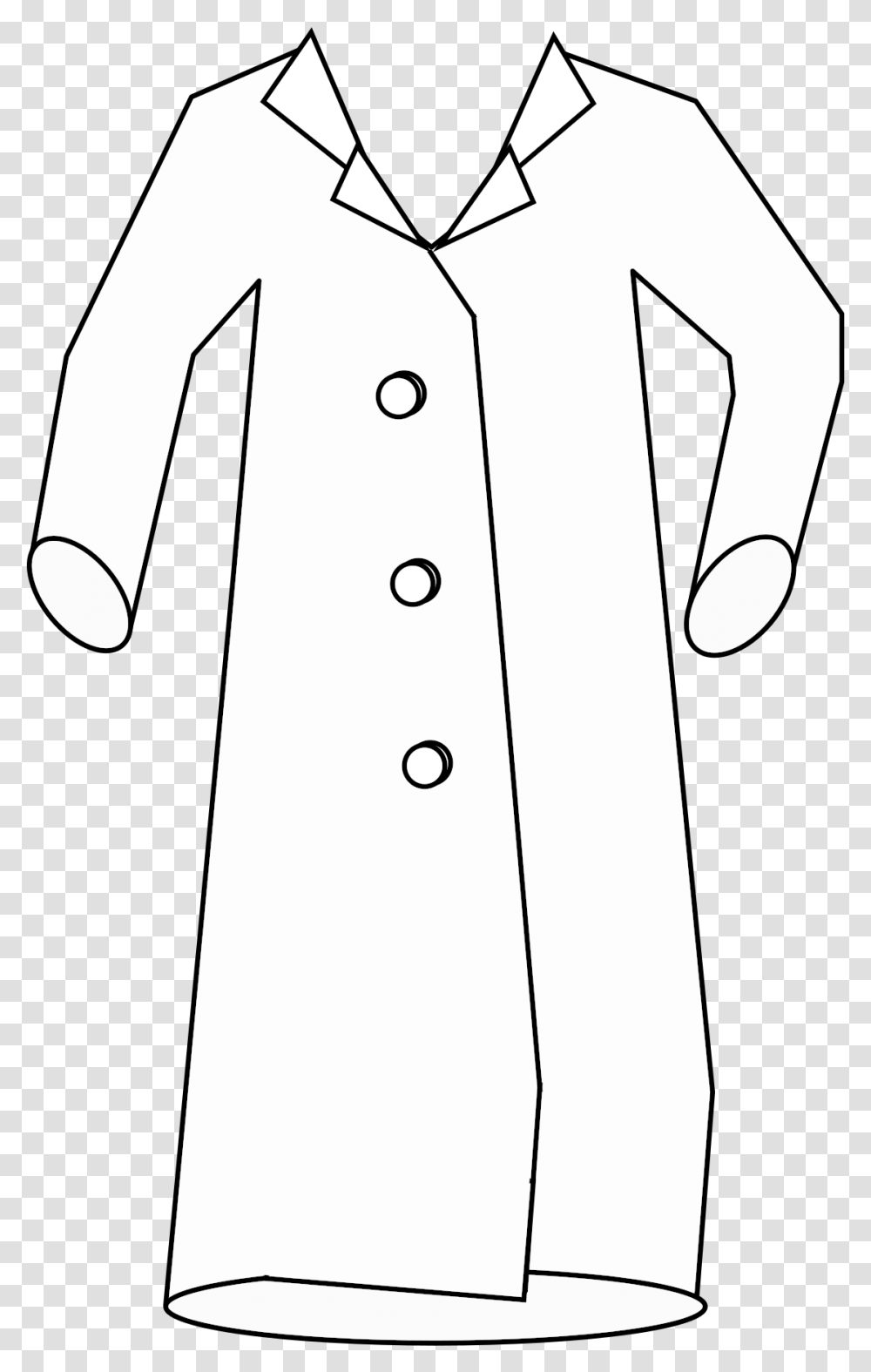 Lab Coat Clipart, Sleeve, Overcoat Transparent Png
