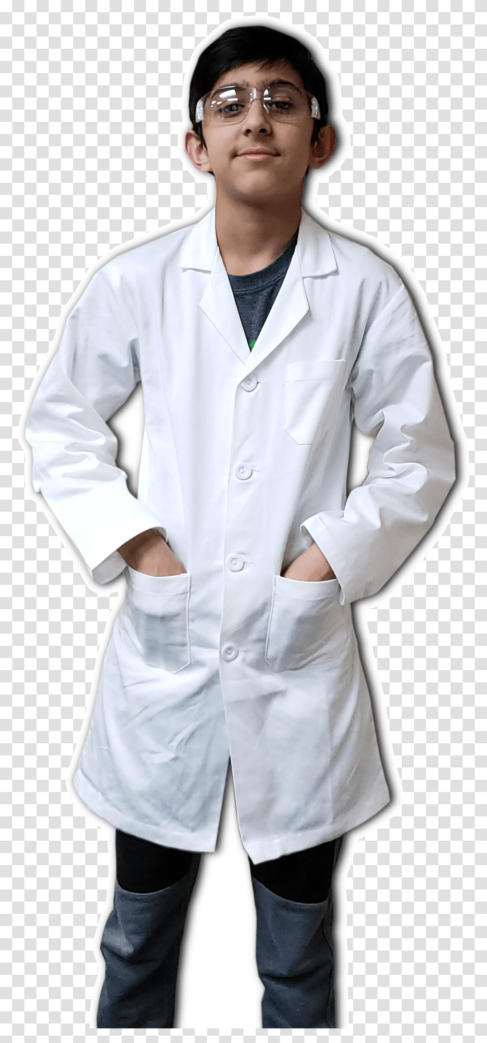 Lab Coat For Kids, Apparel, Person, Human Transparent Png