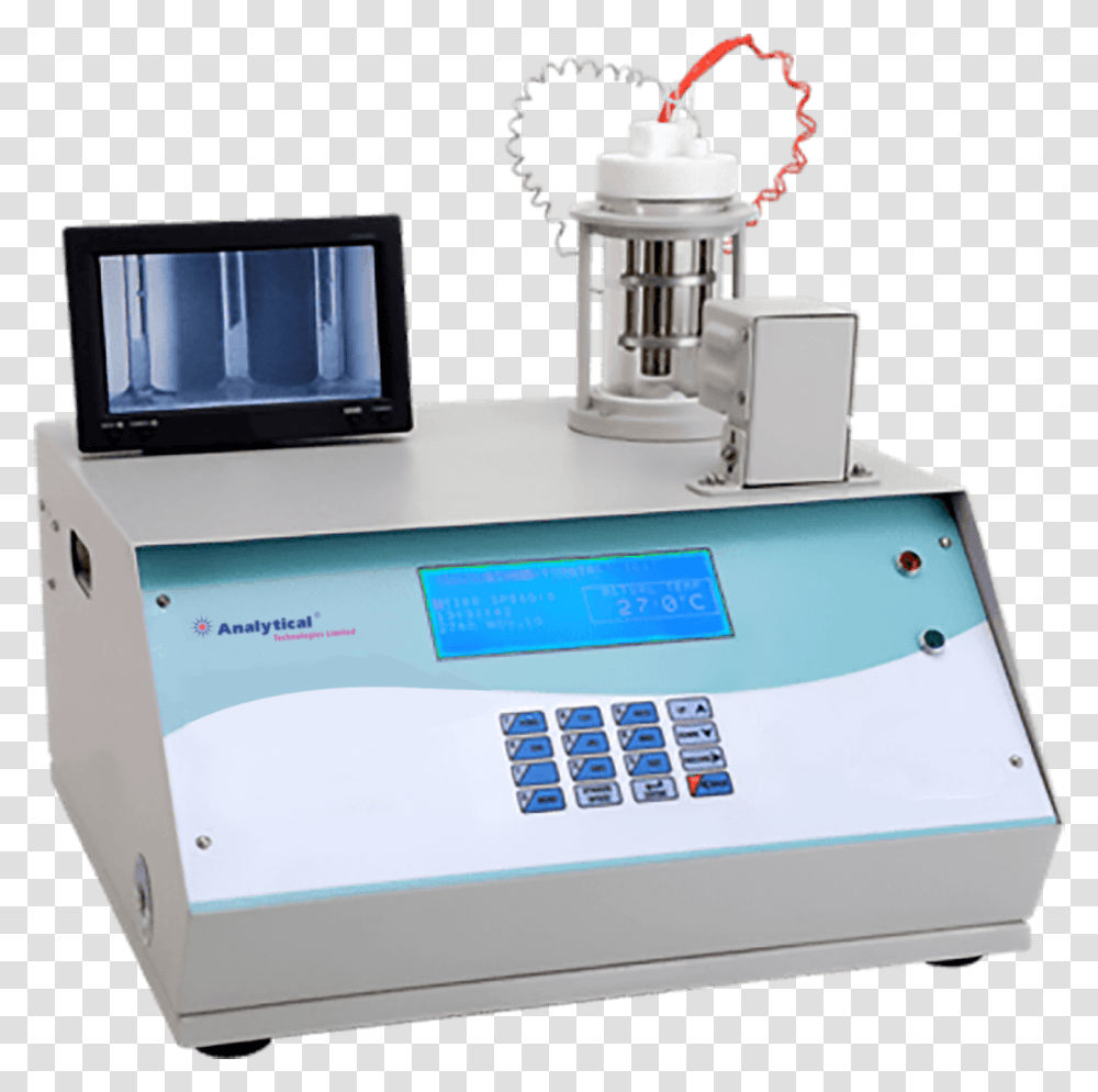 Lab Equipment Melting Point Apparatus, Machine, Monitor, Screen, Electronics Transparent Png