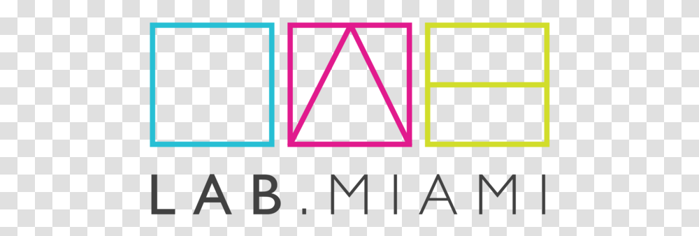 Lab Miami Logo, Label, Triangle Transparent Png