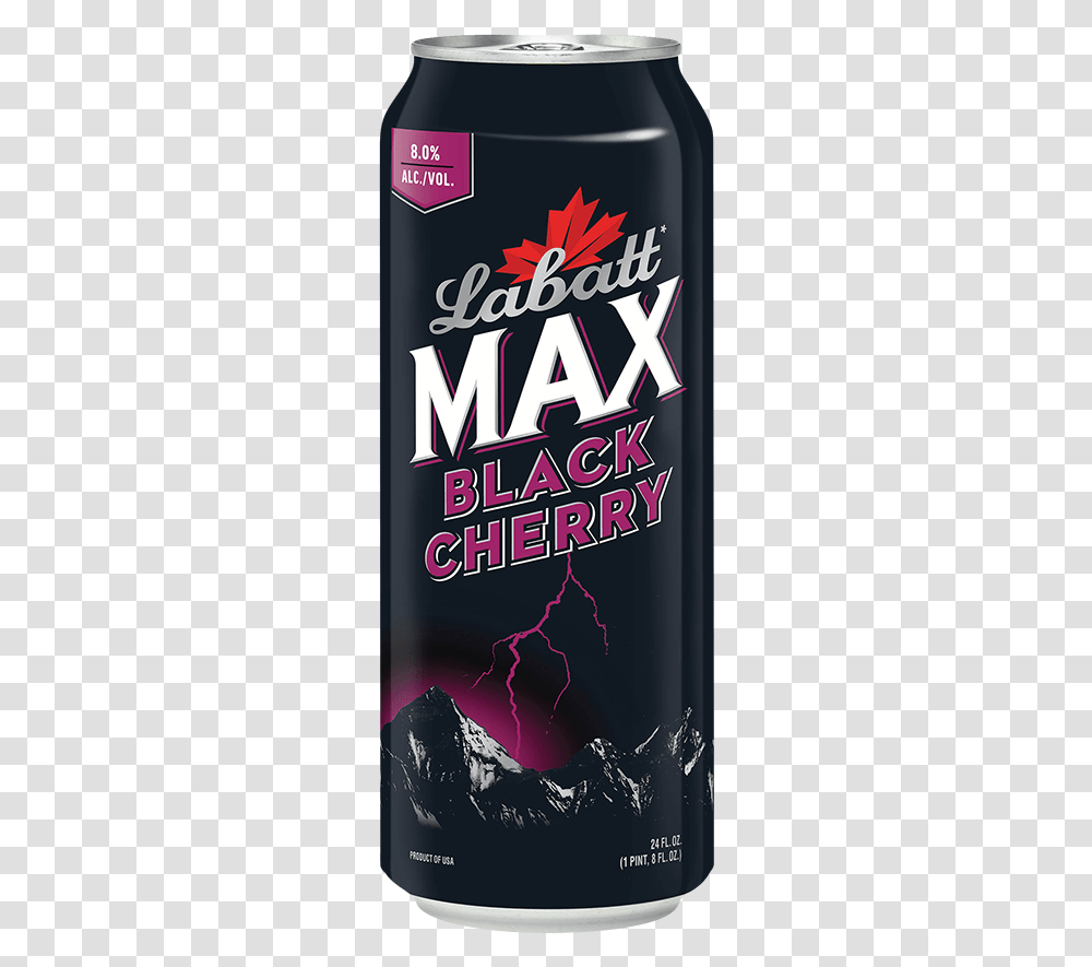 Labatt Max Black Cherry Caffeinated Drink, Poster, Advertisement, Flyer, Paper Transparent Png