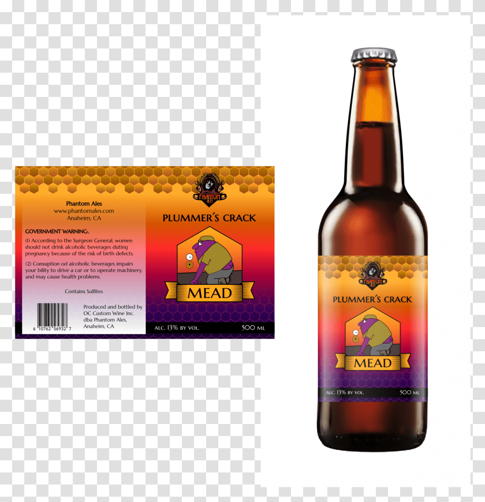 Label Design By Designmonkeybh For Phantom Ales, Beer, Alcohol, Beverage, Drink Transparent Png