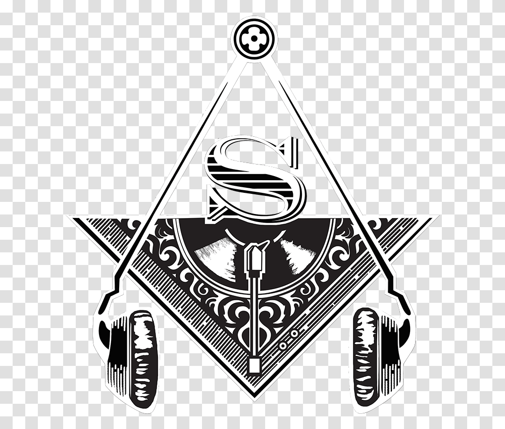 Label News - Secret Society Black Logo, Symbol, Emblem, Triangle, Arrow Transparent Png