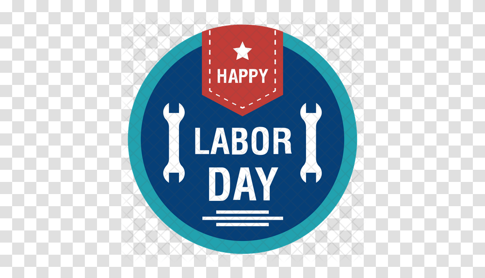 Labor Day Badge Icon 6th Century, Label, Text, Logo, Symbol Transparent Png