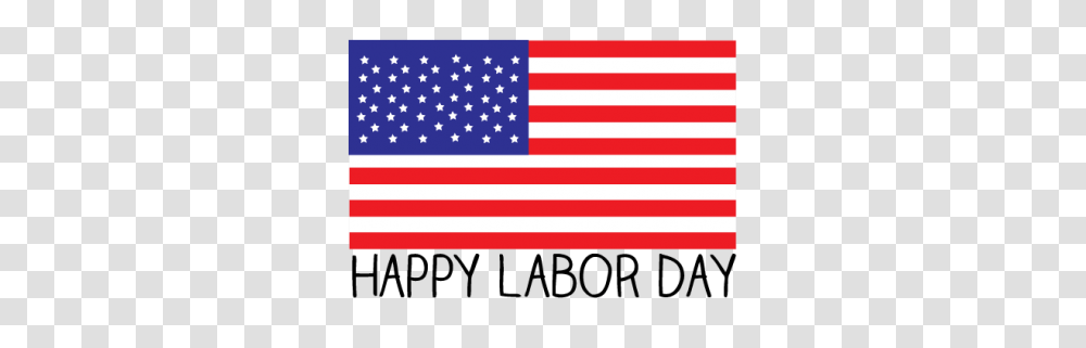 Labor Day Clipart Border, Flag, American Flag Transparent Png