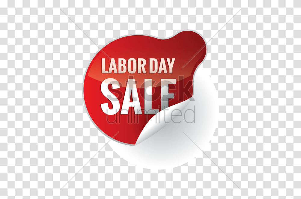 Labor Day Sale Sticker Vector Image, Ketchup, Food, Sign Transparent Png