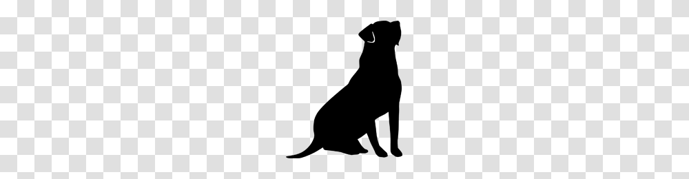 Labrador Retriever Silhouette Black White, Electronics, Phone, Plant Transparent Png
