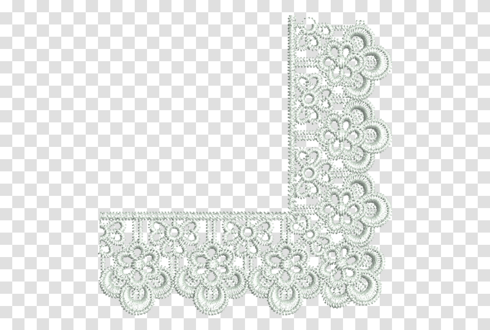 Lace Border Corner, Rug Transparent Png