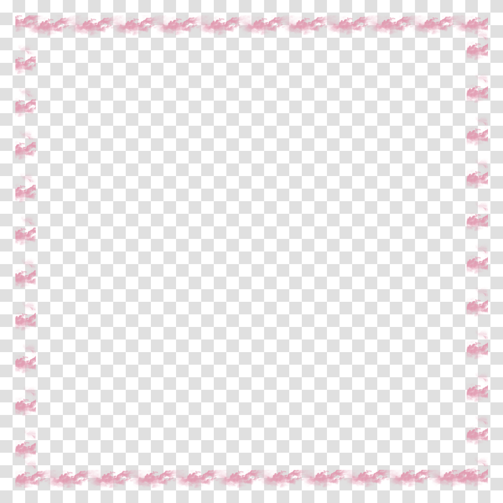 Lace Border Square Pink, Word, Alphabet Transparent Png