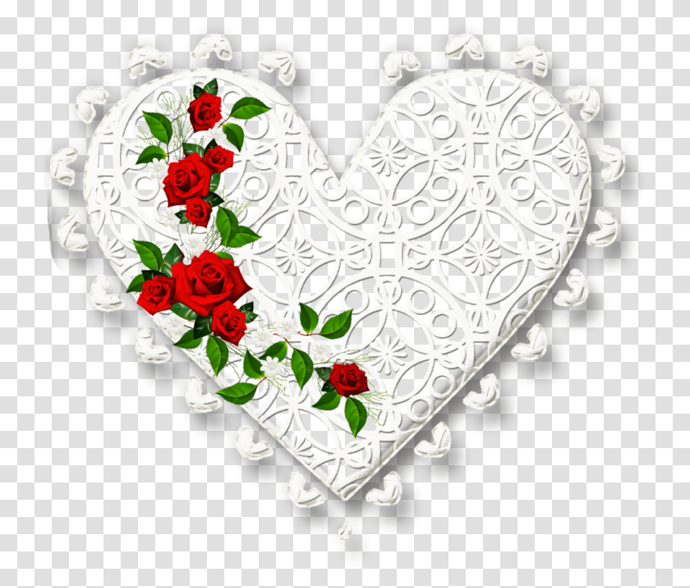 Lace Clipart Heart Lace Heart Background, Pattern, Rug, Chandelier Transparent Png