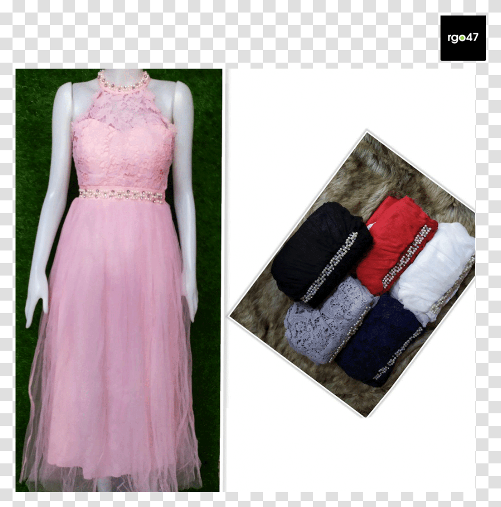Lace, Dress, Evening Dress, Robe Transparent Png