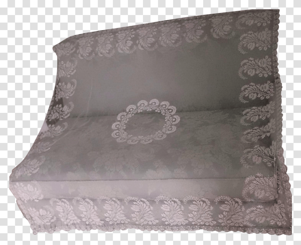 Lace Doily Bed Frame, Cushion, Pillow, Home Decor, Linen Transparent Png