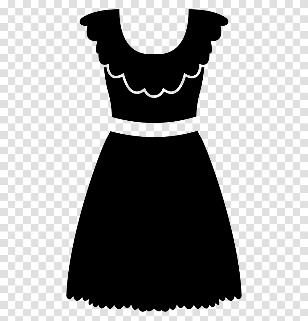 Lace Dress With White Belt White Dress Icon, Apparel, Hand, Rug Transparent Png