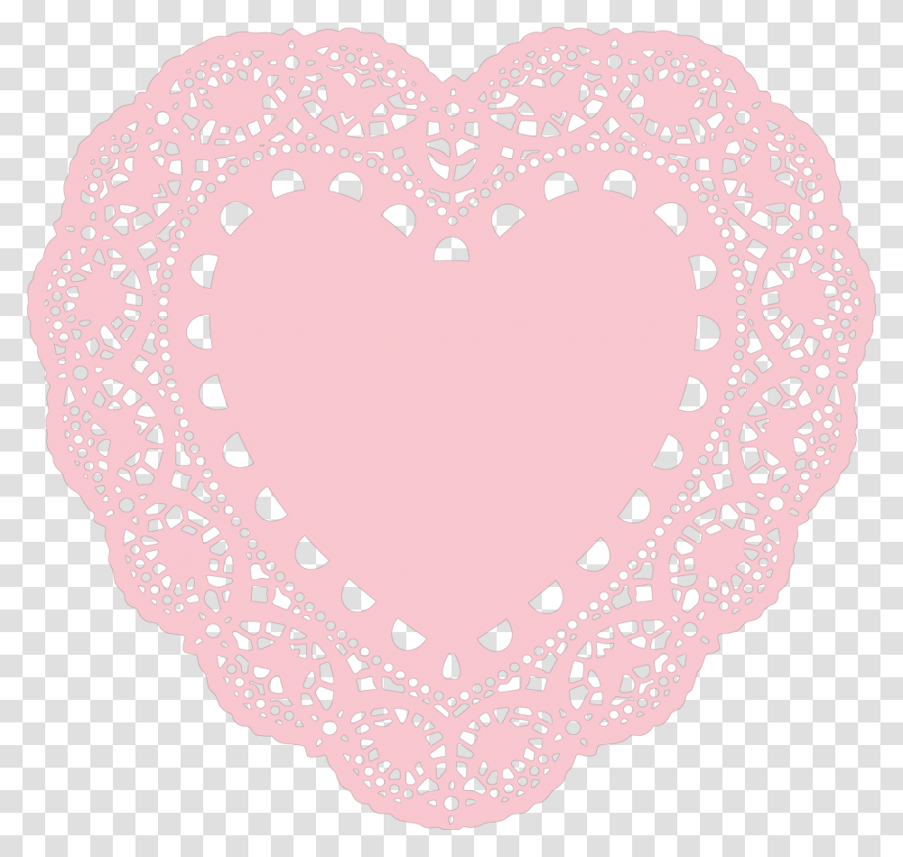 Lace File, Rug, Heart Transparent Png