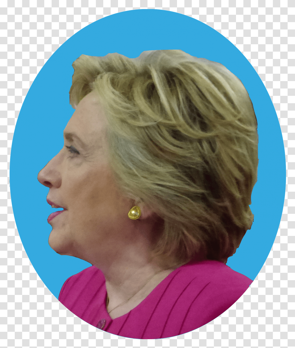 Lace Hillary Rodham Clinton Oval Blue Blond Hair Coloring, Face, Person, Human, Head Transparent Png